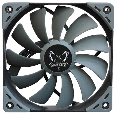 

SCYTHE KF120-1850 PWM 12cm fan 4pin PWM fan high-precision sealed FDB bearing fan 400-1850PWM