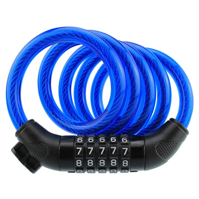 

ZOLI Motorcycle Bike Bicycle Cycling Security Digit Lock 5 Digit Combination Chain Cable Safety Lock