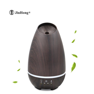 

LED night Lights aroma diffuser Ultrasonic Silent Air Humidifier 500ml Aroma Essential Oil Diffuser Wood Grain for home Office