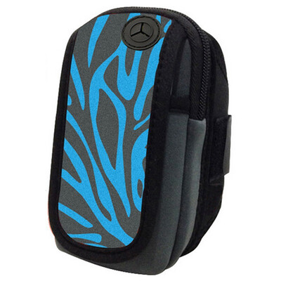 

Gaga Lin mobile phone arm bag wrist bag running bag arm with running arm arm arm blue spotted large blue