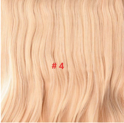 

24 inch Wavy Clip in Hair Extensions Synthetic Heat Resistant Fiber Pure Color 4 Clips 190g/pc 17 Colors Available