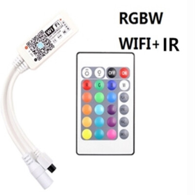 

Wi-Fi RGBW LED Управление Лер Мини dc12v с РФ 21Key/ir 24key Дистанционное управление для RGBWW Светодиодные ленты огни