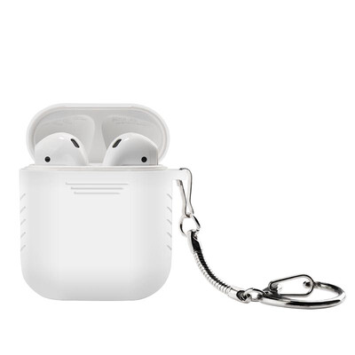 

BUBM airpods protective cover creative dust-proof anti-lost silicone Apple wireless Bluetooth headset charging storage box airpods03 orange
