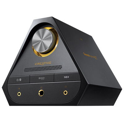 

Creative SoundBlaster X7 sound card fever level HiFi sound blaster card Bluetooth transmission high-definition audio Dolby decoding desktop external sound card metal silver