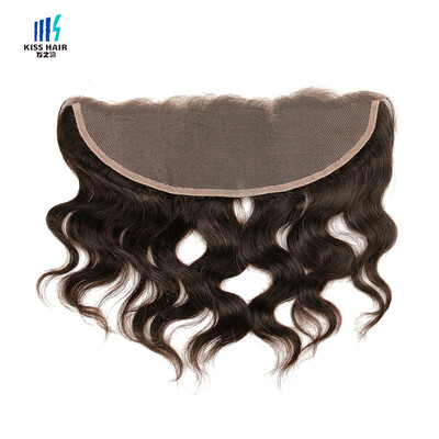 

kiss hair ear to ear lace frontal body wave remy Indian human hair 413 Swiss lace frontal