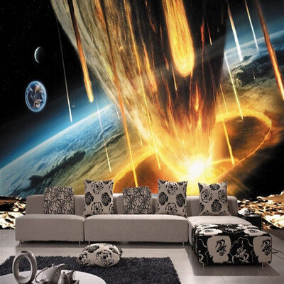 

Custom 3d mural Large mural Nebula universe KTV themed room background wall bedroom living room wallpaper