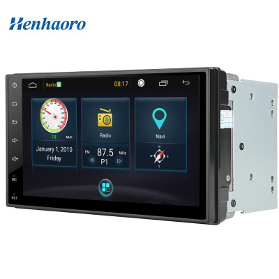 

Henhaoro 7" Android Car Stereo Gps Navigation Touch Screen Radio No DVD 2 DIN Resolution 1024x600 Head unit