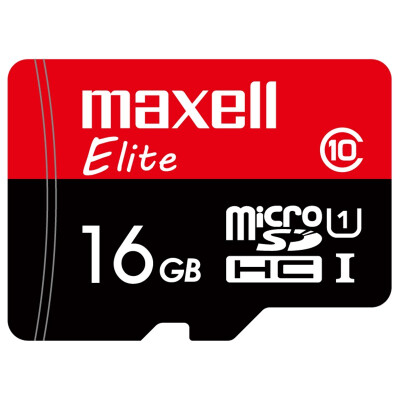 

Maxell Maxell high-speed MicroSDHC UHS-1 memory card memory card TF card 16G Class10 read speed 48MB