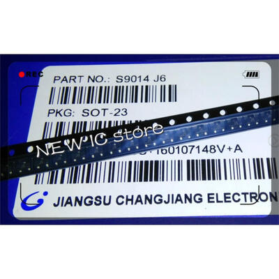 

Free Shipping 3000pcs/lot S9014 J6 0.1A/45V NPN SOT23 SMD Triode Transistor