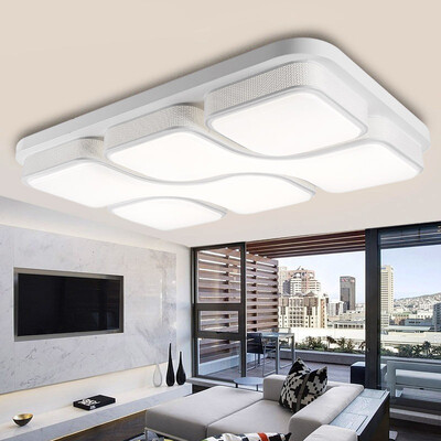 

[Jingdong Supermarket] for the first time LED ceiling lamp modern simple lighting living room lights bedroom lamp Titan 78 * 53 white light TY2411