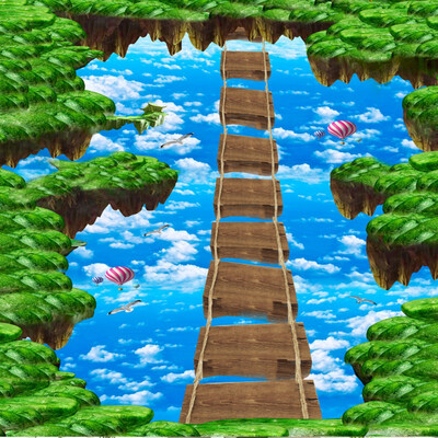 

Free Shipping Walkway Showroom Living Room Bridge Bluestone 3D Floor painting homedecoration flooring wallpaper mural 250cmx200cm