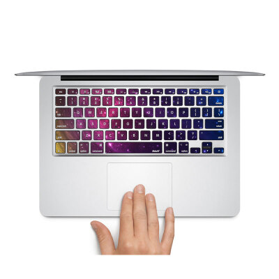 

GEEKID@Macbook Pro13 keyboard decal sticker Macbook individual keys protector Purple Macbook Air 13 keyboard decor sticker