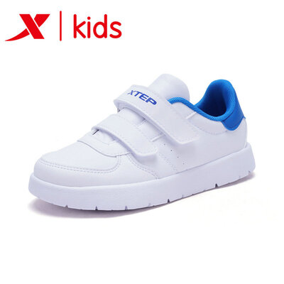 

Xtep XTEP childrens shoes childrens sports shoes boys casual shoes new childrens non-slip wear-resistant small white shoes skateboard shoes 682116319796 Bailan 28 yards