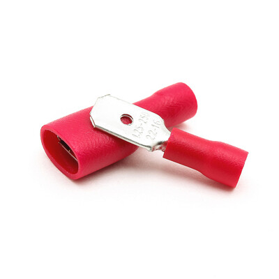

50 pieceslot Suyep Butt Ccnnector Crimp Terminal Male Female Full-Insulating Joint 22-16 AWG MDD125-250 FDFD125-250