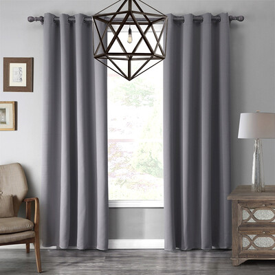 

LOHASCASA Blackout Grommet Window Curtain Panel Thermal Insulated Drapes for Bedroom or Living Room 1 Panel52 By 95 Inch