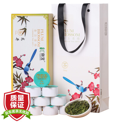 

Посетитель Чай Зеленый чай Mingqian Longjing 10 Can Подарочная коробка 40г