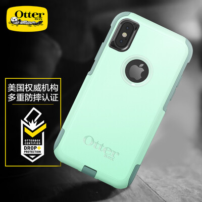 

Австрийские щитовые инвалидов (OtterBox) Новый Apple iPhone X X пригородный носить популярные бренды сотовый телефон защитный чехол защитной оболочки, применимой к Apple, iPhone 10 светло-зеленый