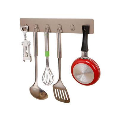 

Strong viscose non stick bearing stainless steel hook hook chuck seamless nail wall door kitchen wall hanger