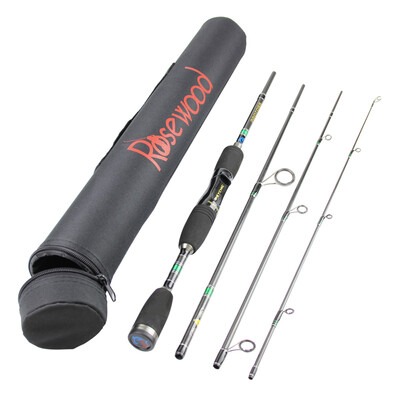

RoseWood 198m Spinning Casting Fishing Rod travel  action Lure weight 18-38oz Line Weight 4-12LB Fishing Tackle China