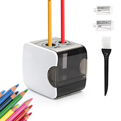 

White USB Double hole Electric Pencil