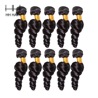 

Brazilian Loose Wave 10 Bundles Virgin Human Hair Bundels Brazilian Virgin Hair Loose Wave Hair Extensions