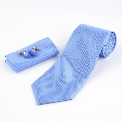 

Solid Series Tie Necktie Mens tie Party Tie Hanky Cufflink Set Classic