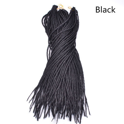 

Chorliss 22" Dreadlocks Hair Extensions Burgundy Synthetic Crochet Locs Braids for Women Pink 613 Blonde 24strands 100gpack