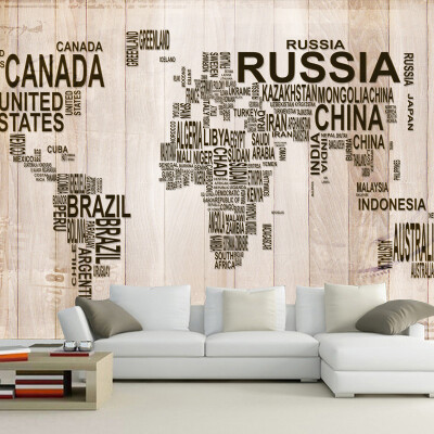 

3D Wallpaper Modern Simple World Map Stereo Mural Living Room Study Office Interior Decor Wall Paper Papel De Parede 3D Paisagem