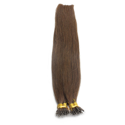 

Dark Brown Real Remy Human Hair 100g Micro Nano Ring Hair Extensions