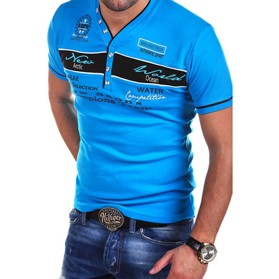 

Men's Fashion Personality Cultivating Short-sleeved Shirt