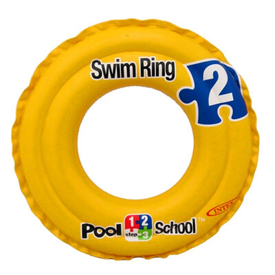 

INTEX Yellow Swim Ring Детский плавательный круг Подмышки Float Double Cavity Swim Ring (3-6 лет)