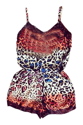 

Lovaru ™2015 new women fashion sexy leopard dress with lace hot sale