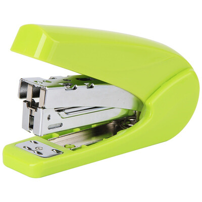 

Deli 0 Fashionable colorful stapler can order 20 sheets 12 nail type green