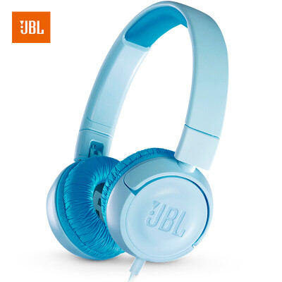 

JBL JR300 Student Headset Headset Low-Decibel Child Earphone Ear Protection Learning Headphones Light Blue