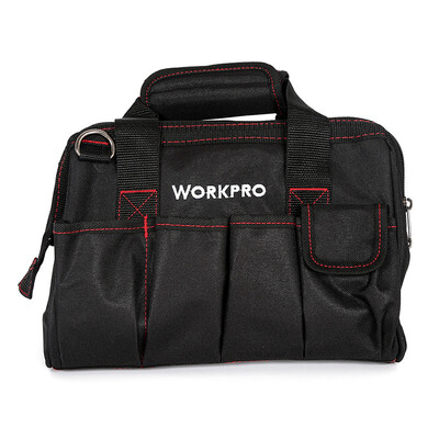 

Десять тысяч грамм сокровище (WORKPRO) W081020N плечо труба утолщение носить Оксфорд ткани металлического инструмента сумку 12 дюймов (английский упаковочные материалы версии)
