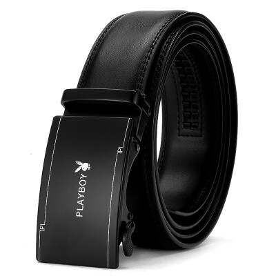 

Playboy men&39s automatic buckle belt men&39s business leather belt tide men&39s belt PDF3632-7B black