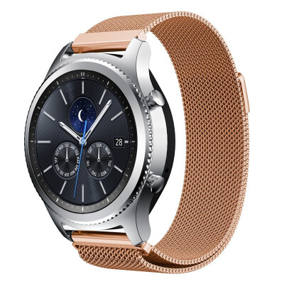 

22mm Milanese Loop Adjustable Stainless Steel Replacement Strap Bands for Samsung Gear S3 Classic / S3 Frontier Smart Watch