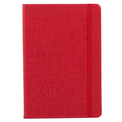 

Guangbo 120 25k leather notebook reading notebook student supplies red GBP0545