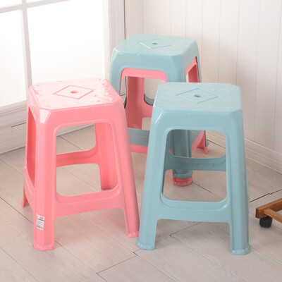 

East well plastic plastic stool plastic high stool bathroom stool dining table stool pattern high stool office stool 4 coupons installed DW6029