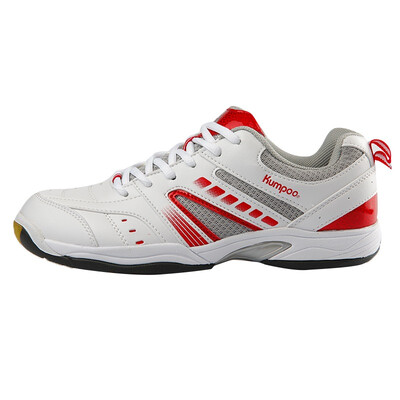 

(KUMPOO) badminton shoes men and women couples sports shoes professional feathers KH-19 white / red 37 yards