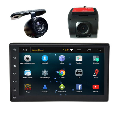 

Android 5.1 Quad Core Сенсорный экран стерео GPS Авторадио Bluetooth 7 "2 DIN в тире поддержка DVR видеорегистратор руль