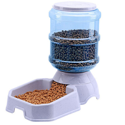 

HANHANLEYUAN cat bowl dog bowl dog bowl cat pot pet feeder food bowl rice bowl automatic feeder dog supplies 38L feeder
