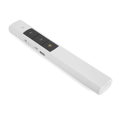 

GeekPeople G20 Rechargeable Portable PagePPT Page Laser PageWireless Presenter White Red