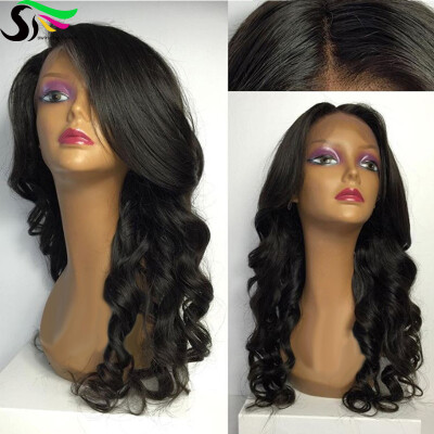 

9A Glueless Lace Front Human Hair Wigs For Black Women Loose Wave Brazilian Virgin Pre Plucked Lace Frontal Wig With Baby Hair