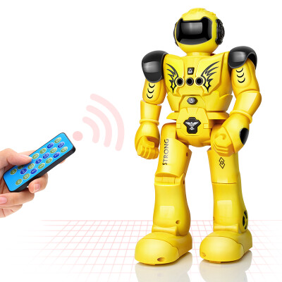 

Beans like smart remote control robot toy childrens intelligent early education learning companion robot singing&dancing model toy childrens gift yellow