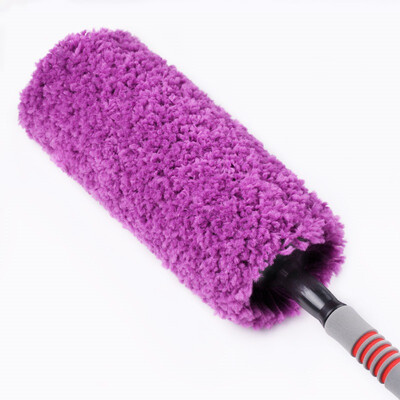 

CarSetCity Microfiber Car Dice Car Dust Dusting Car Wash Mop Car Wash Brush Car Washing Tool Retractable Blue Gray
