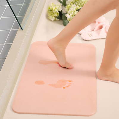 

Suart diatom mud diatomaceous earth bathroom absorbent floor mats quick-drying mat door mat 3960cm 1036-002 light pink
