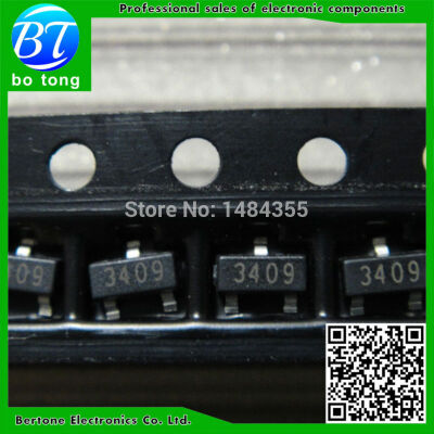 

Free Shipping 100PCS/LOTS AO3409 AO3409L AOS SOT-23