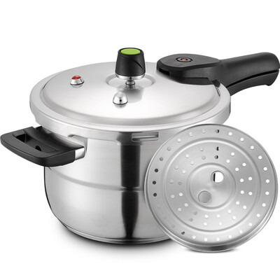 

Jingdong Supermarket Ai Shida 20cm six insurance magnetic energy stainless steel pressure cooker D1820