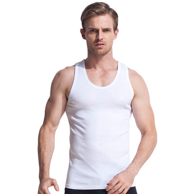 

Seven wolves mens cotton vest Slim bottoming stretch vest gray M code 98702